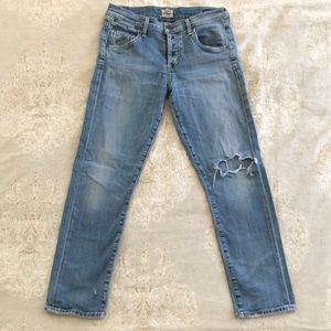 Citizens of Humanity Premium Vintage Emerson Slim Boyfriend Madeira Light Sz 24